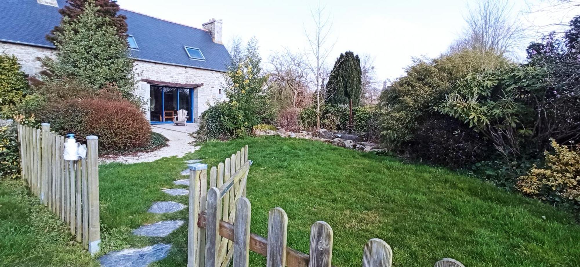 La Ferme Du Pere Hotell Kermorocʼh Rum bild