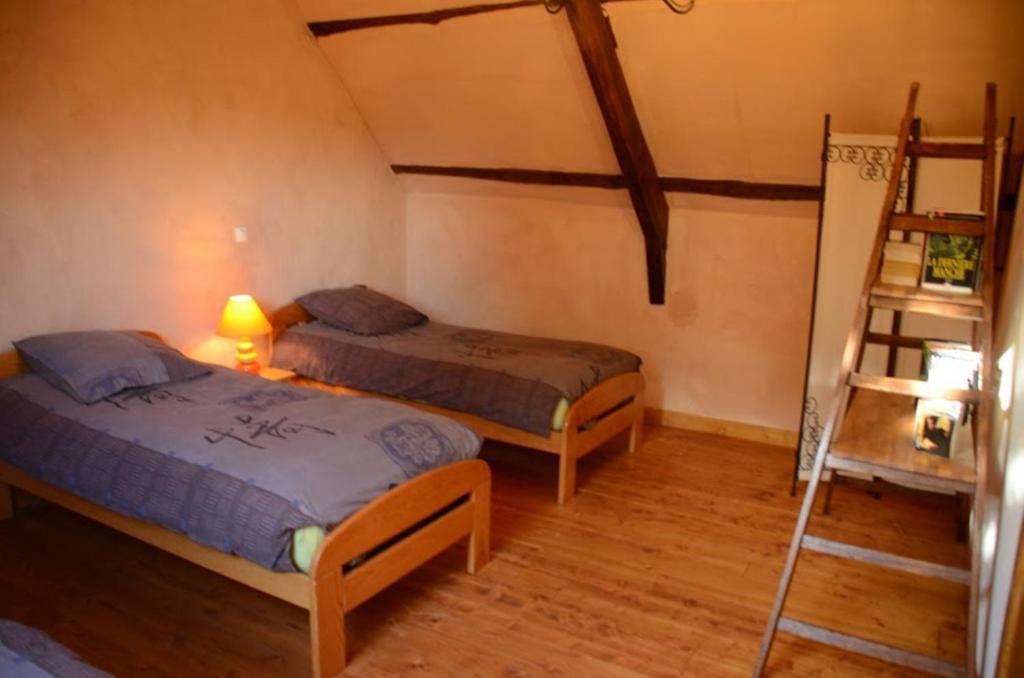 La Ferme Du Pere Hotell Kermorocʼh Rum bild